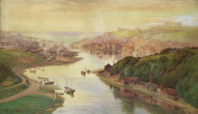 Whitby from Larpool by John Sowden